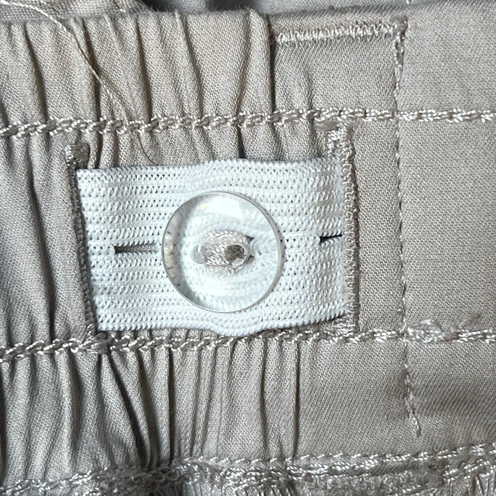 Abercrombie Kids Paperbag Shorts Girls 15/16 Tan Tie Belt With Sash Pockets NWT